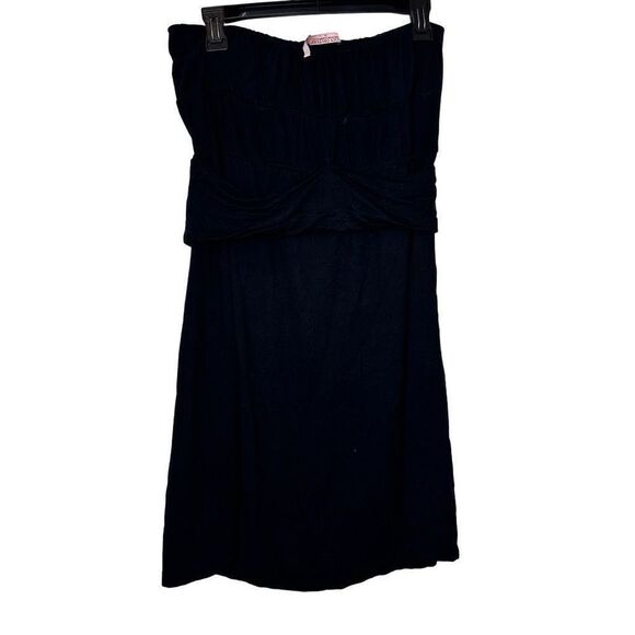 Juicy Couture Elasticized Strapless Mini Dress Black Medium - Picture 2 of 3
